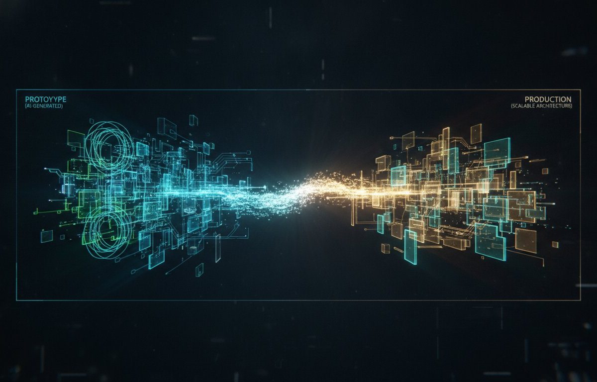 Scalable Web Application Architecture: Transitioning from AI Prototype to Production