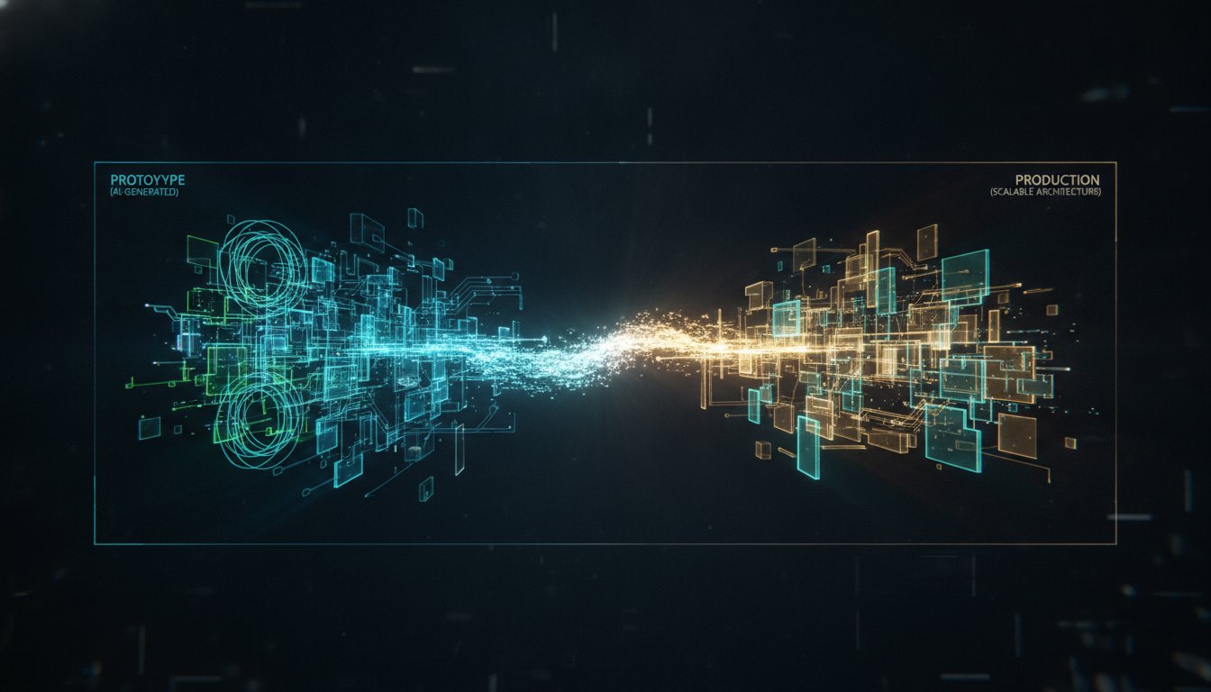 Scalable Web Application Architecture: Transitioning from AI Prototype to Production